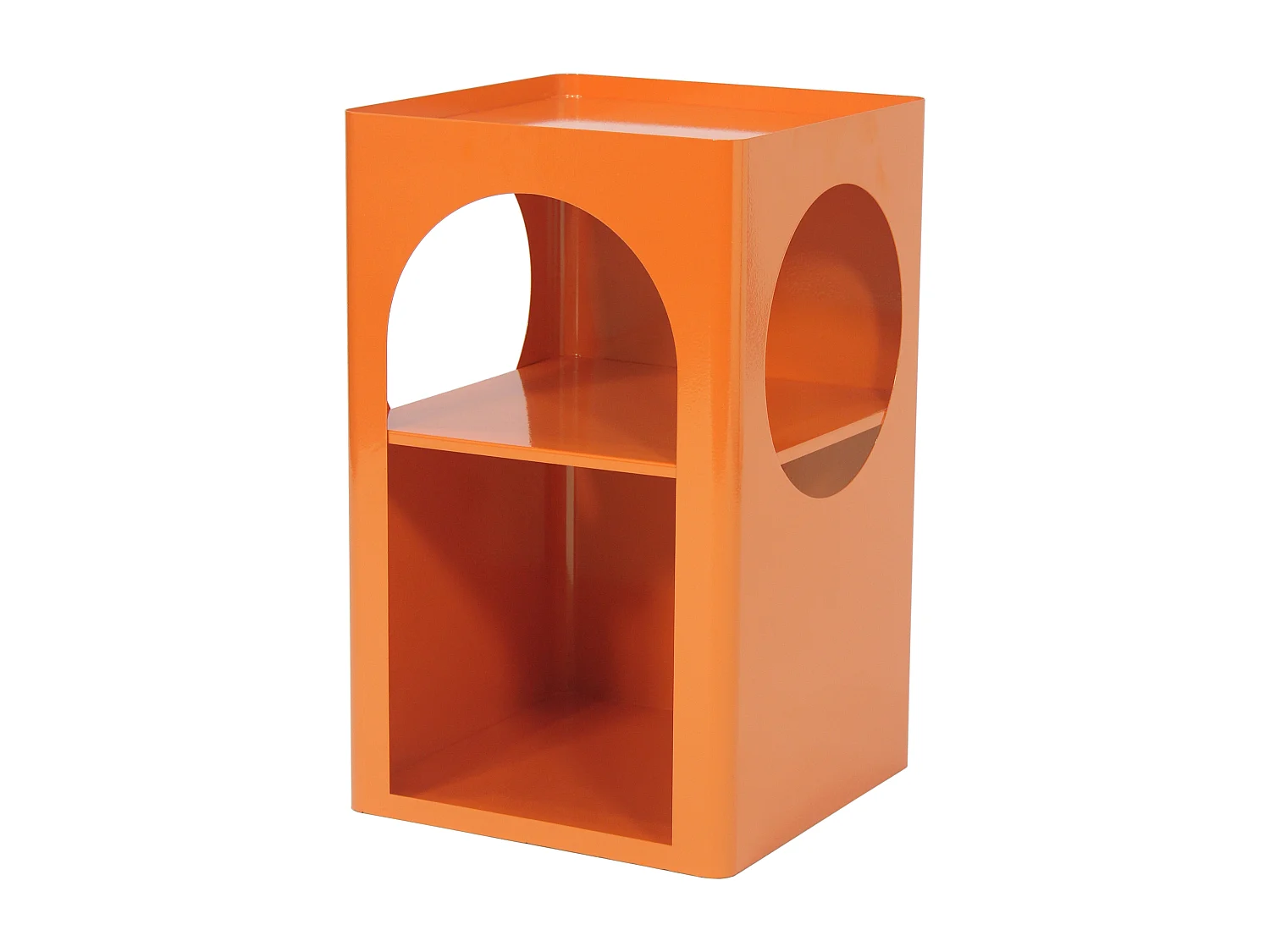 Table d'appoint en métal - Orange - STALY