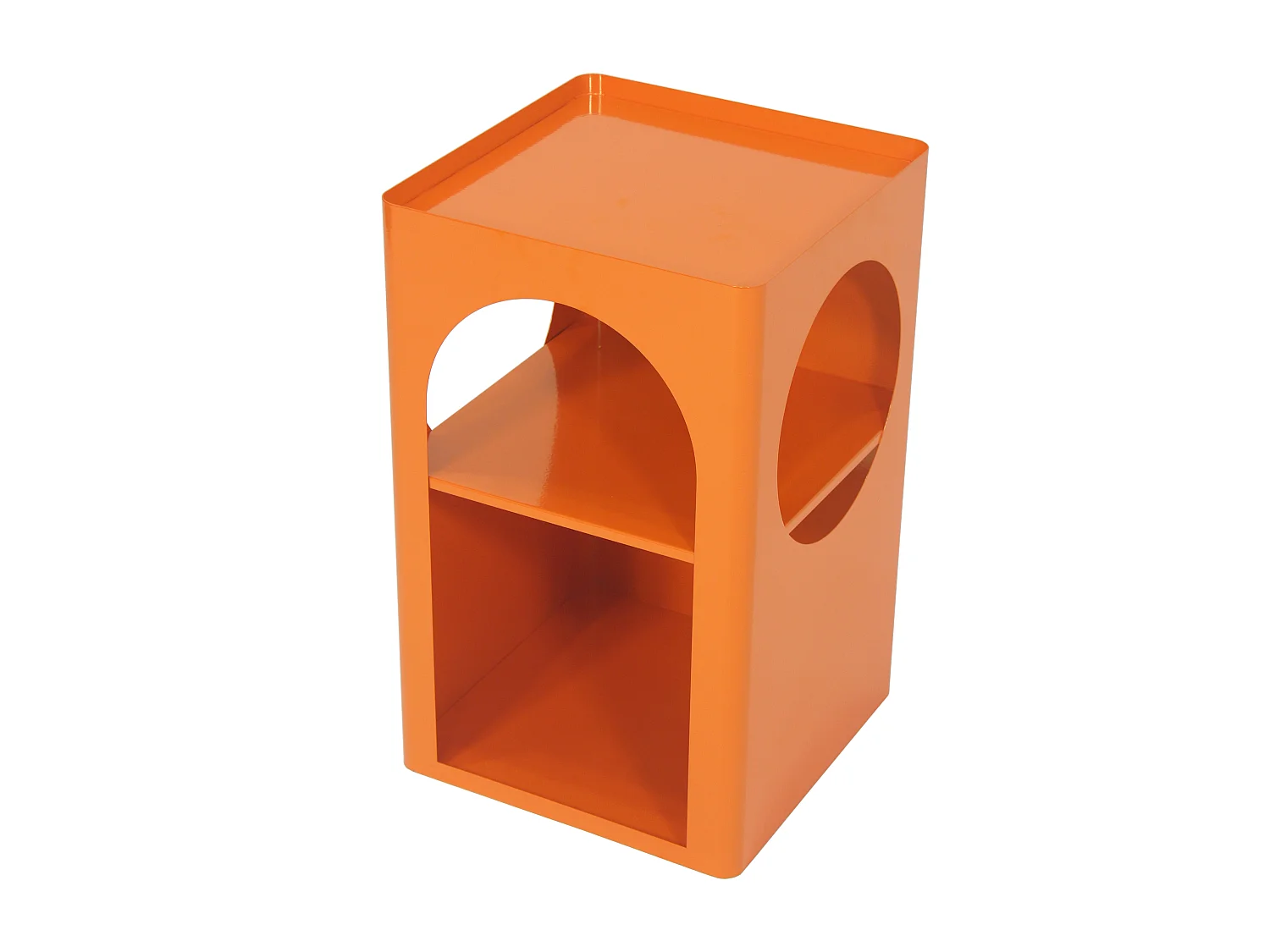 Table d'appoint en métal - Orange - STALY