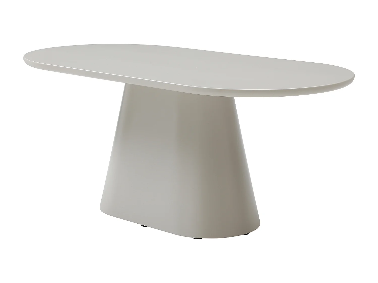 Table à manger 6 personnes en MDF - Beige - VALIANA