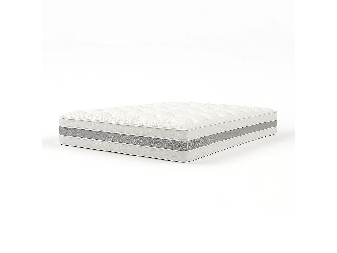 Matelas orthopédique mémoire H20 | Zones différenciées | Air 3D | Hautement ergonomique | Hypoallergénique (160 x 200)