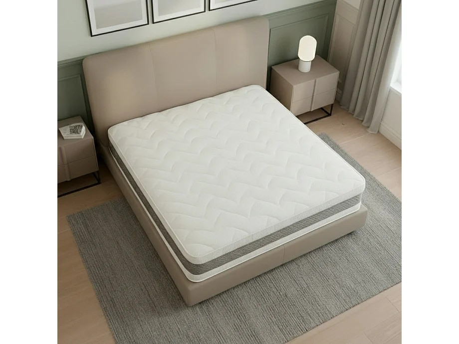 Matelas orthopédique mémoire H20 | Zones différenciées | Air 3D | Hautement ergonomique | Hypoallergénique (120 x 190)