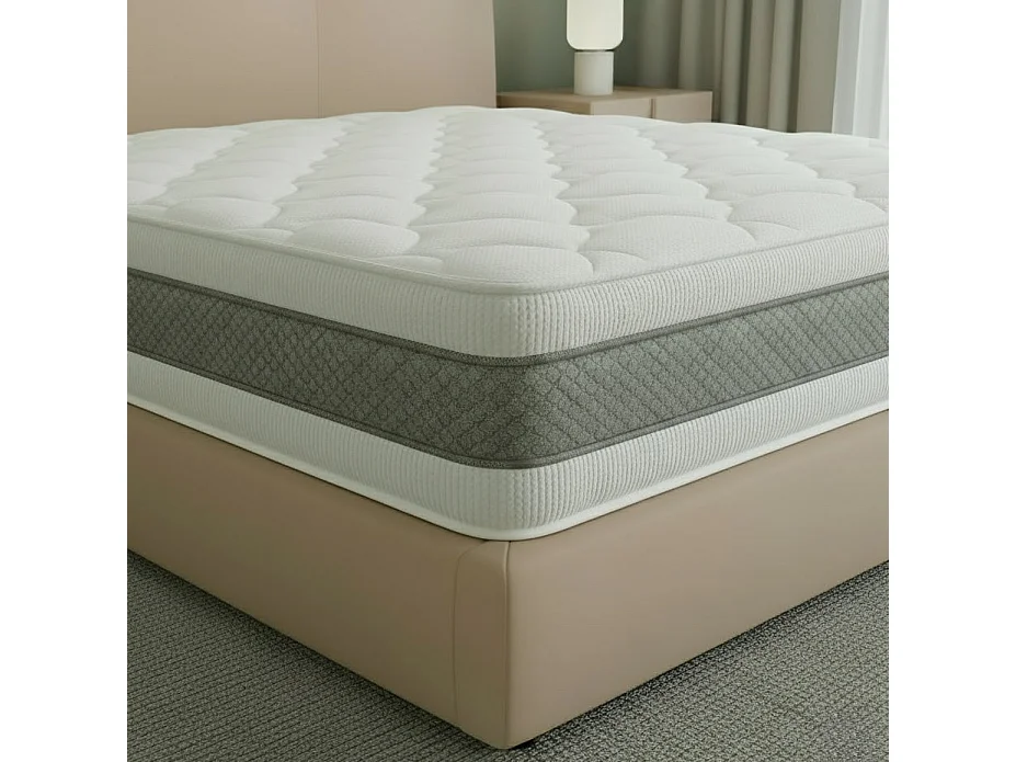 Matelas orthopédique mémoire H20 | Zones différenciées | Air 3D | Hautement ergonomique | Hypoallergénique (180 x 200)