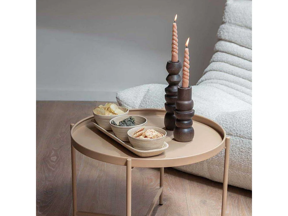 Bougeoir en  bois de manguier Formado Small