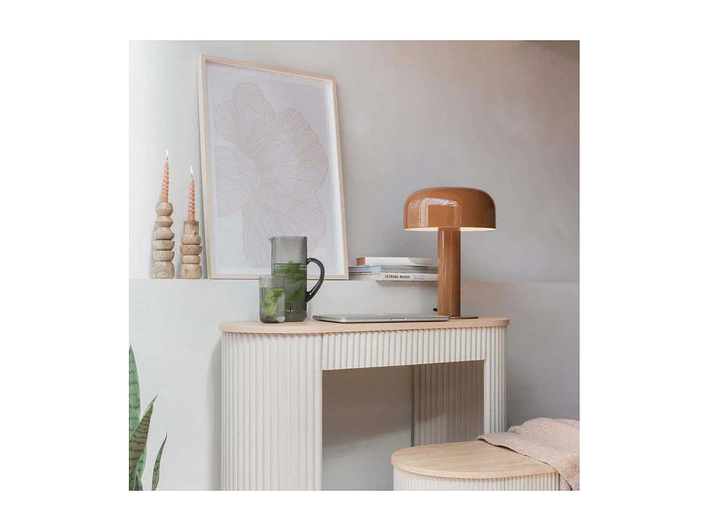 Bougeoir en  bois de manguier Formado Small