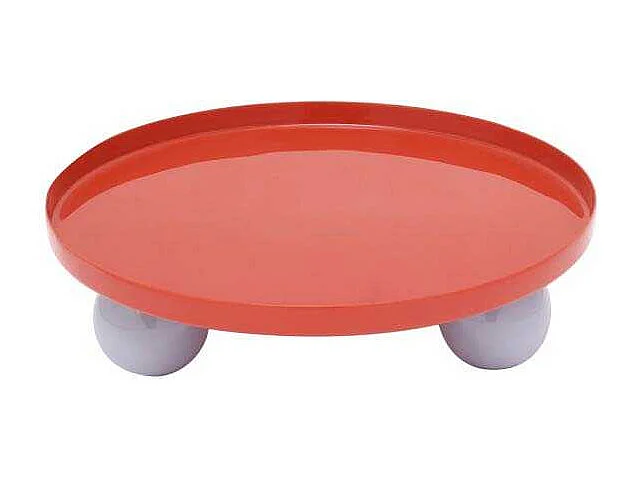 Plateau rond en métal Double Funky Large