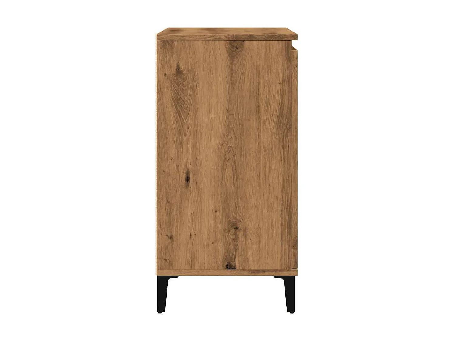 Buffet chêne artisanal 60x35x70 cm bois d'ingénierie