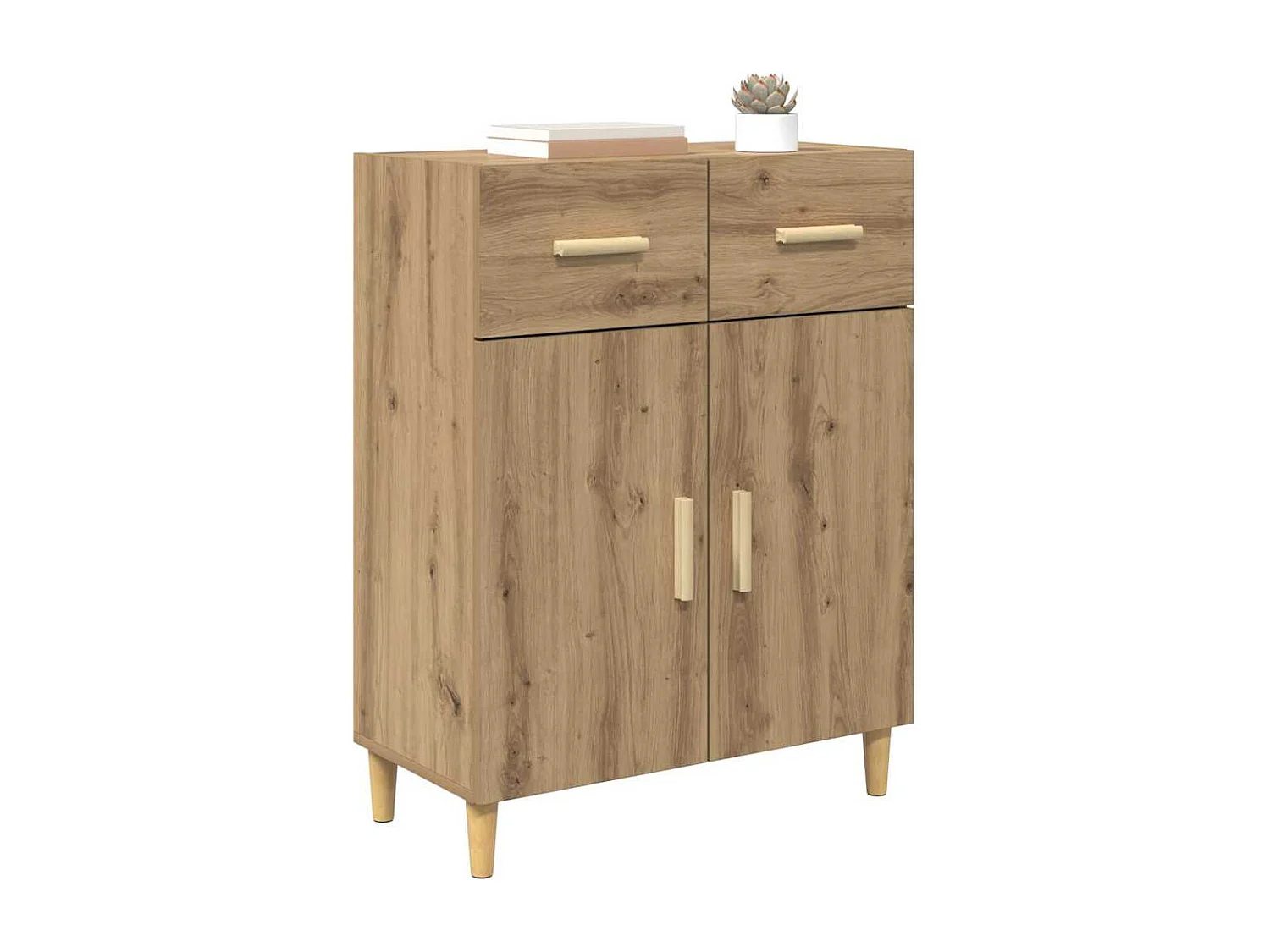 Buffet chêne artisanal 34 x 69,5 x 89 cm Bois d'ingénierie