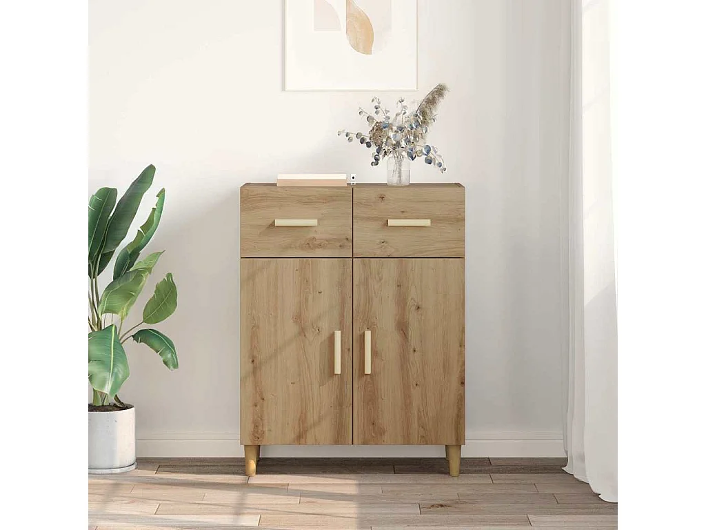 Buffet chêne artisanal 34 x 69,5 x 89 cm Bois d'ingénierie