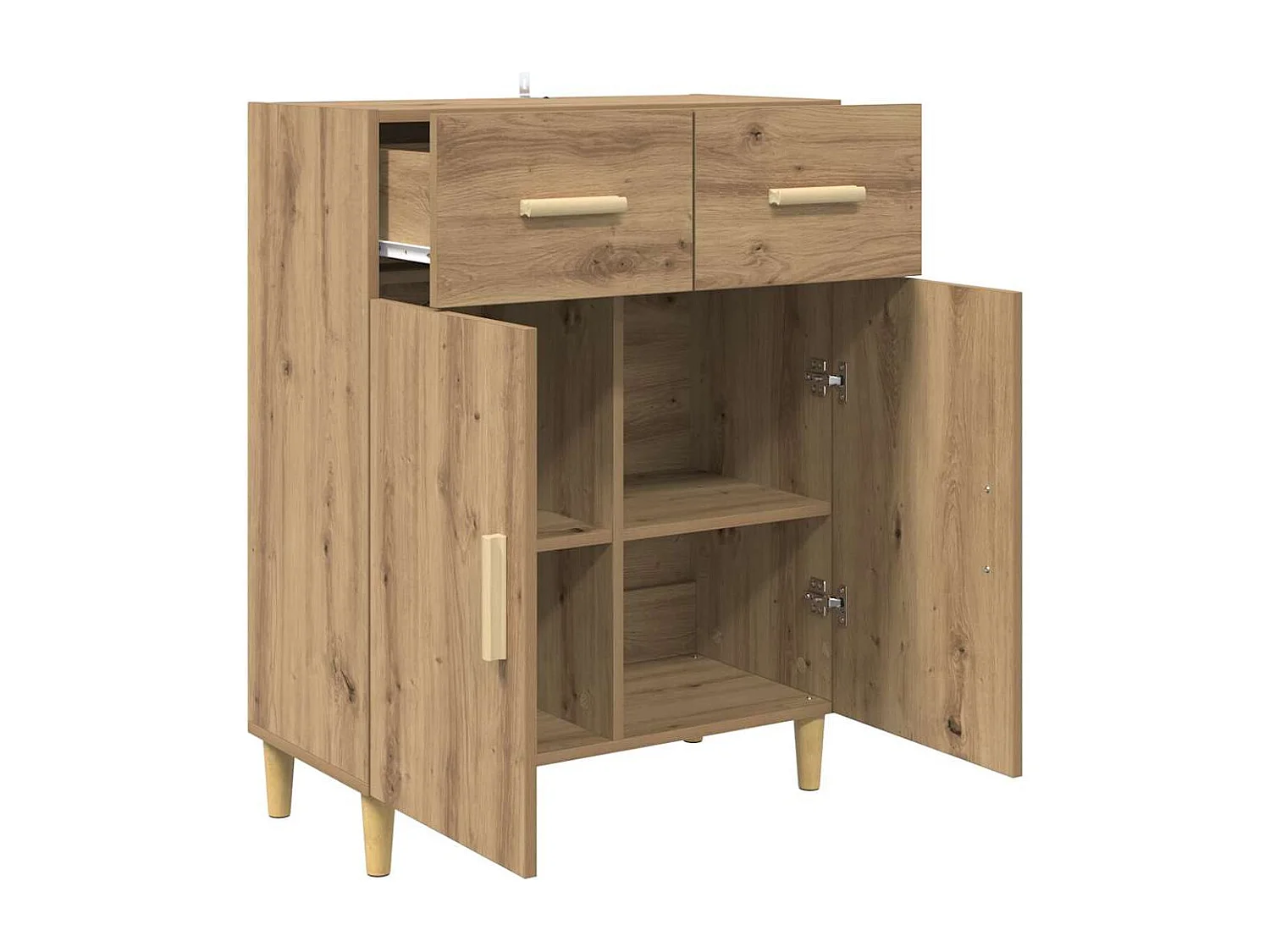 Buffet chêne artisanal 34 x 69,5 x 89 cm Bois d'ingénierie