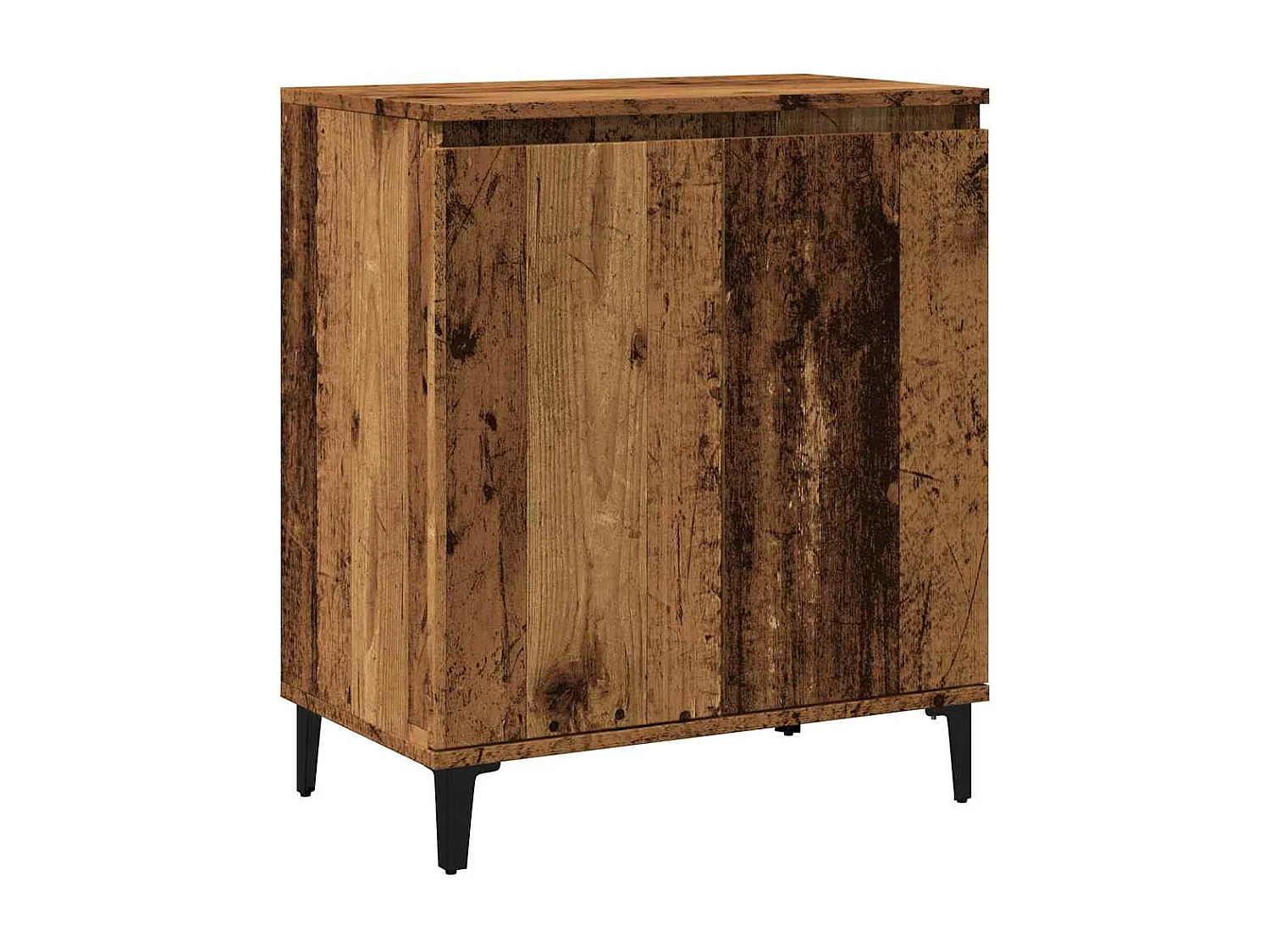 Buffet vieux bois 60x35x70 cm bois d'ingénierie