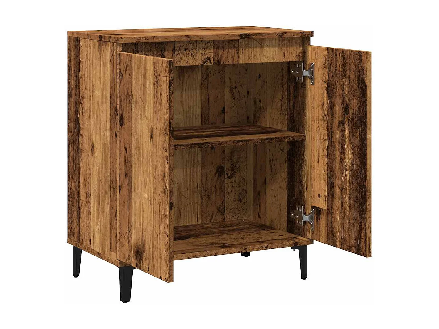 Buffet vieux bois 60x35x70 cm bois d'ingénierie