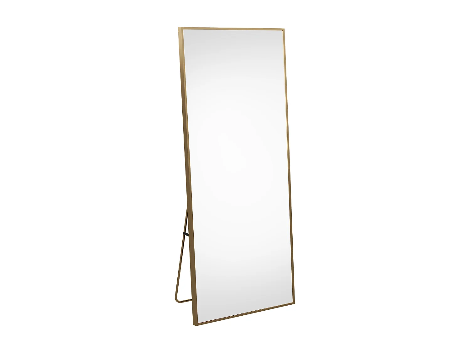 Miroir debout rectangulaire 177×77 cm avec cadre Doré – Design minimaliste et moderne