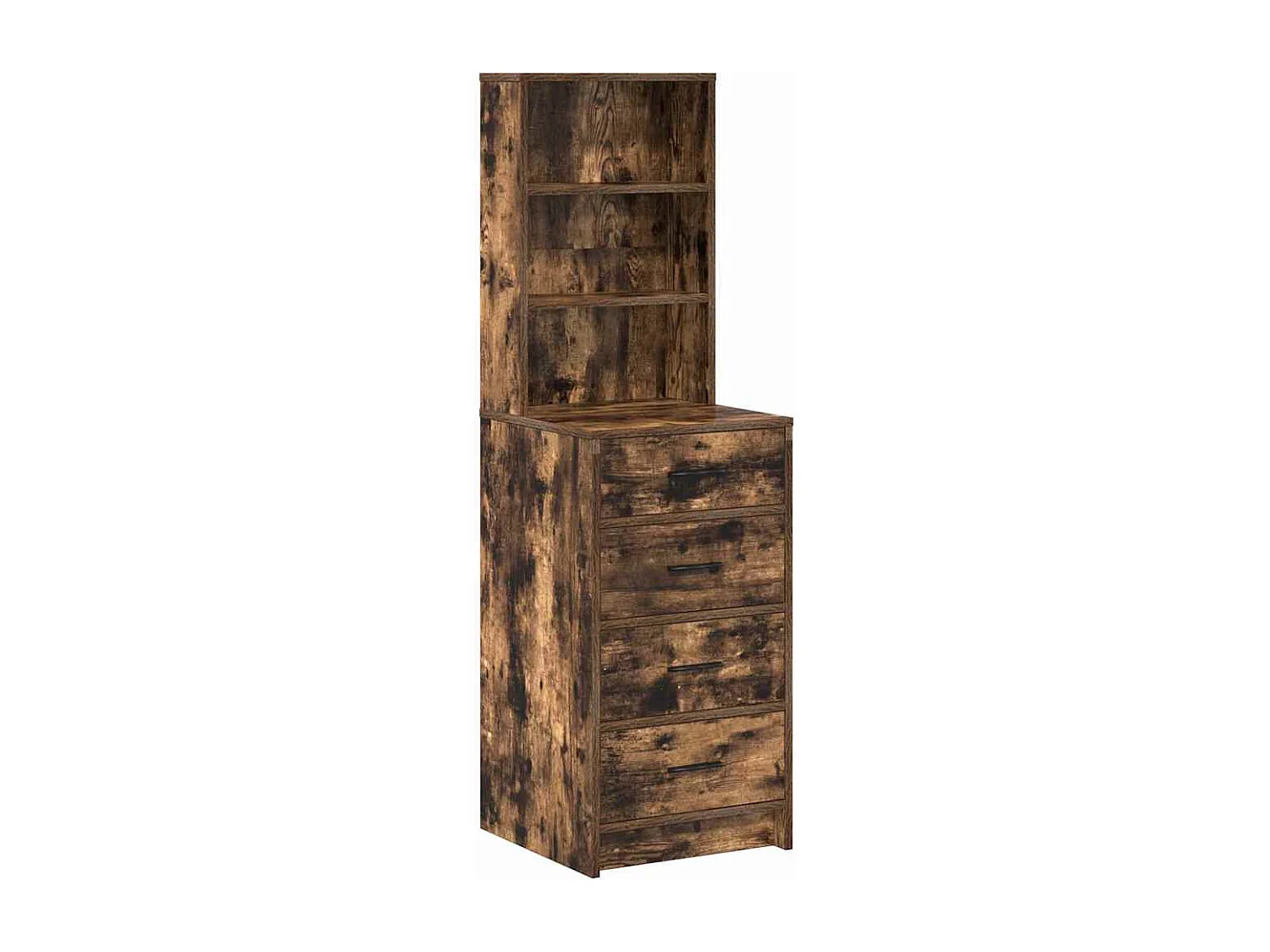 Mobile alto in rovere affumicato 40 x 41 x 135 cm Legno ingegnerizzato