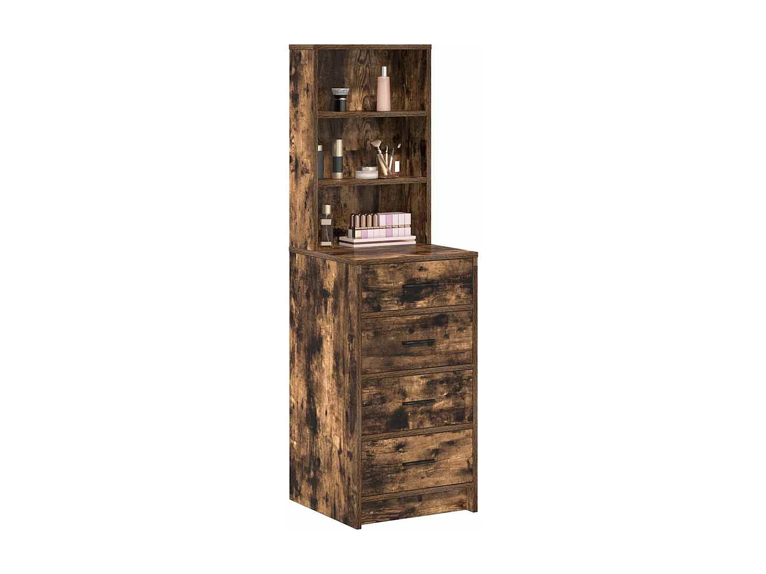 Mobile alto in rovere affumicato 40 x 41 x 135 cm Legno ingegnerizzato
