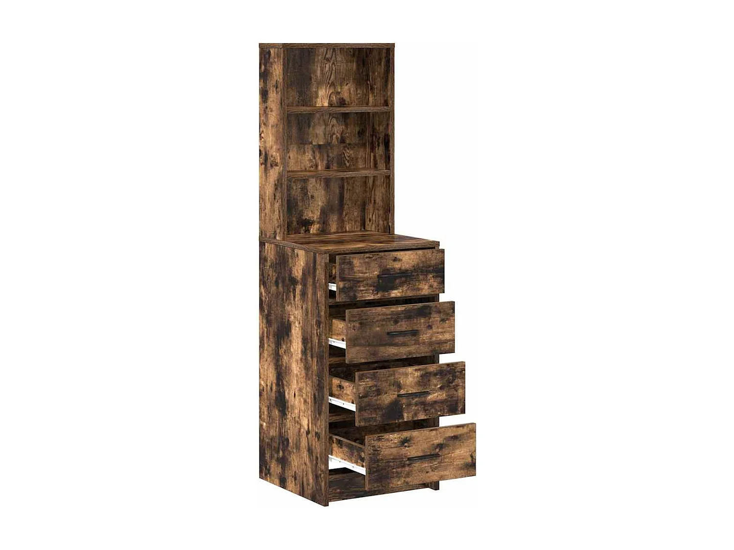 Mobile alto in rovere affumicato 40 x 41 x 135 cm Legno ingegnerizzato