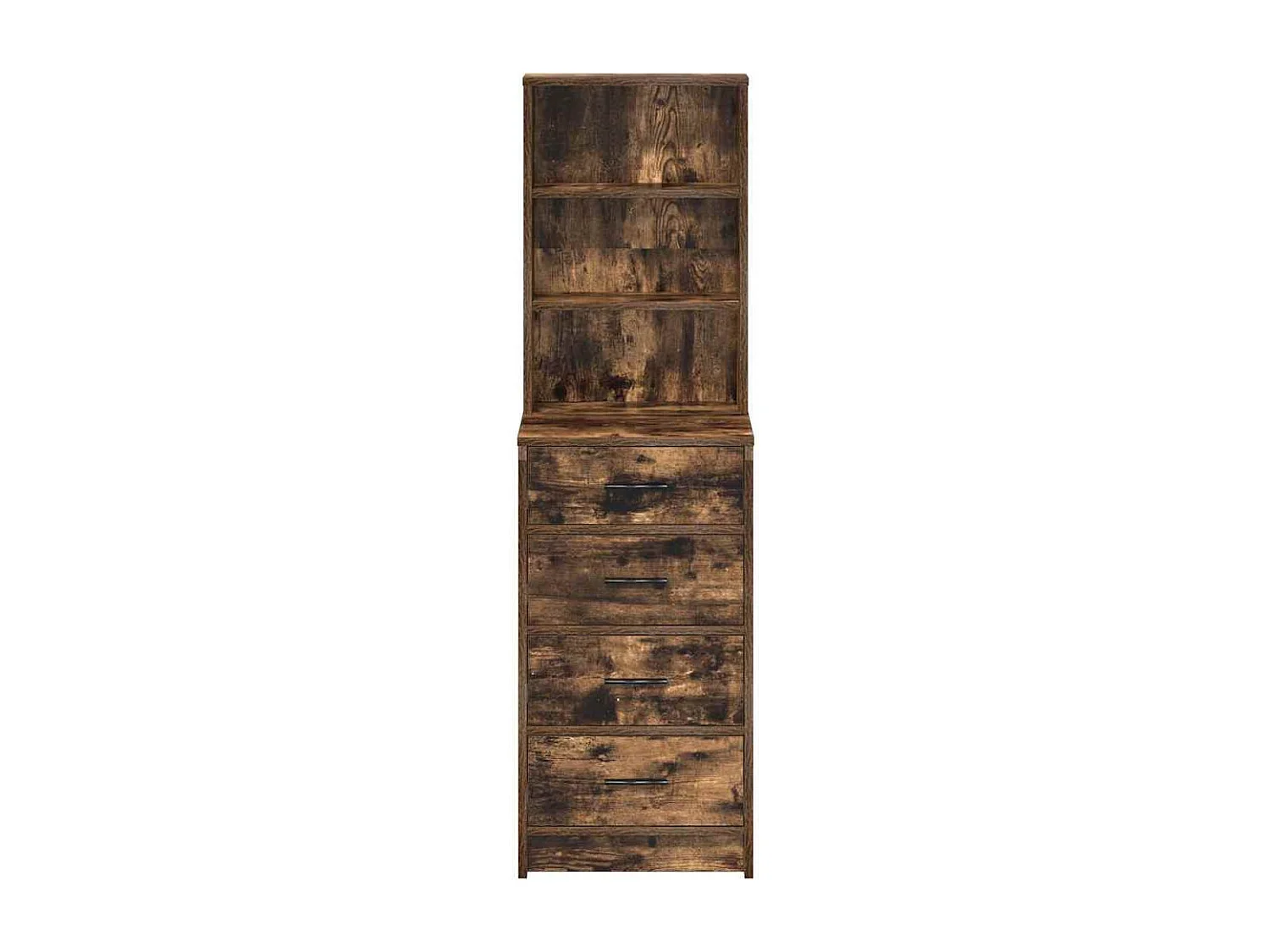 Mobile alto in rovere affumicato 40 x 41 x 135 cm Legno ingegnerizzato