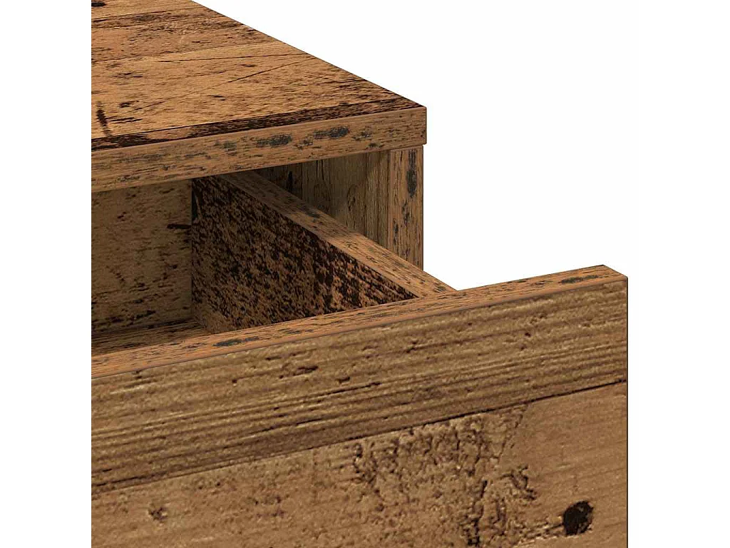 Hochschrank Antikholz 40 x 41 x 135 cm Holzwerkstoff