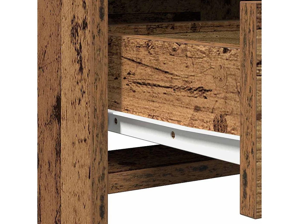 Hochschrank Antikholz 40 x 41 x 135 cm Holzwerkstoff