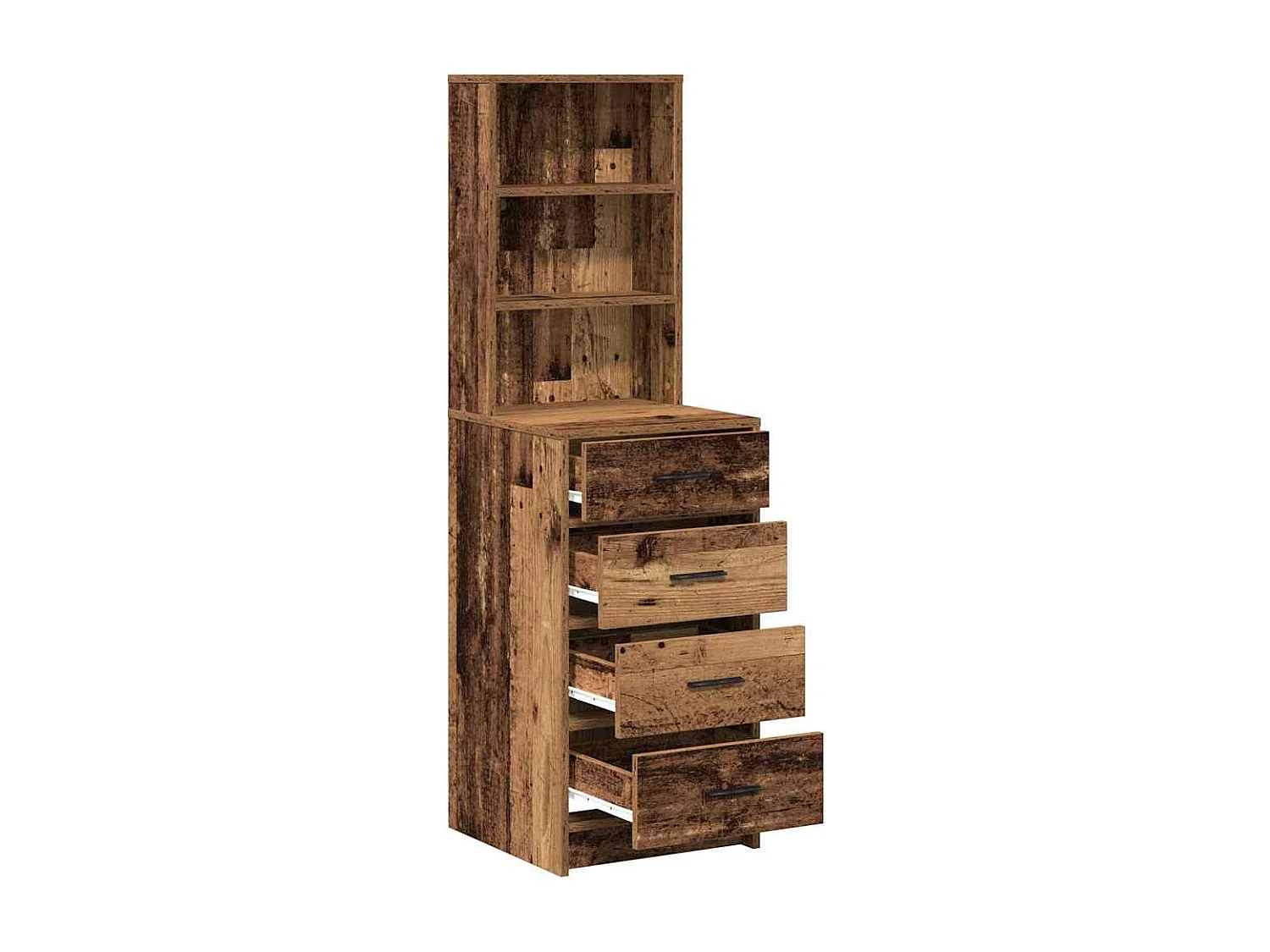 Mobile alto in legno antico 40 x 41 x 135 cm in legno ingegnerizzato