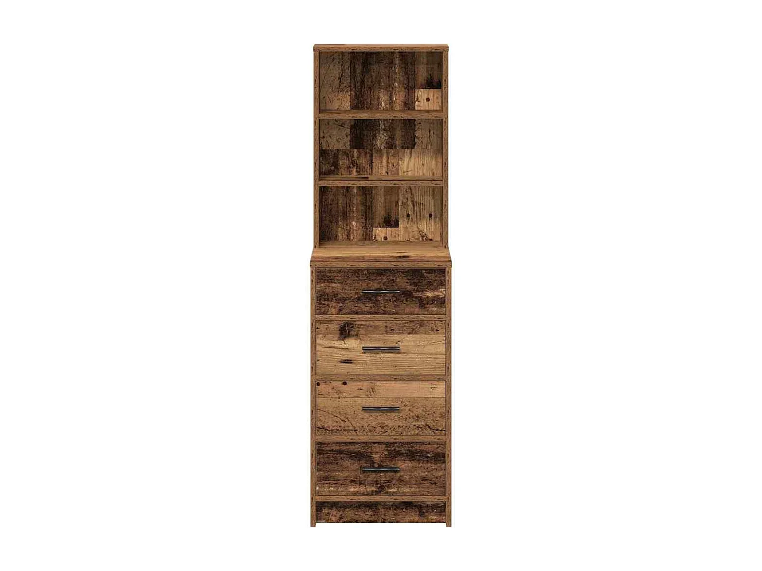 Mobile alto in legno antico 40 x 41 x 135 cm in legno ingegnerizzato