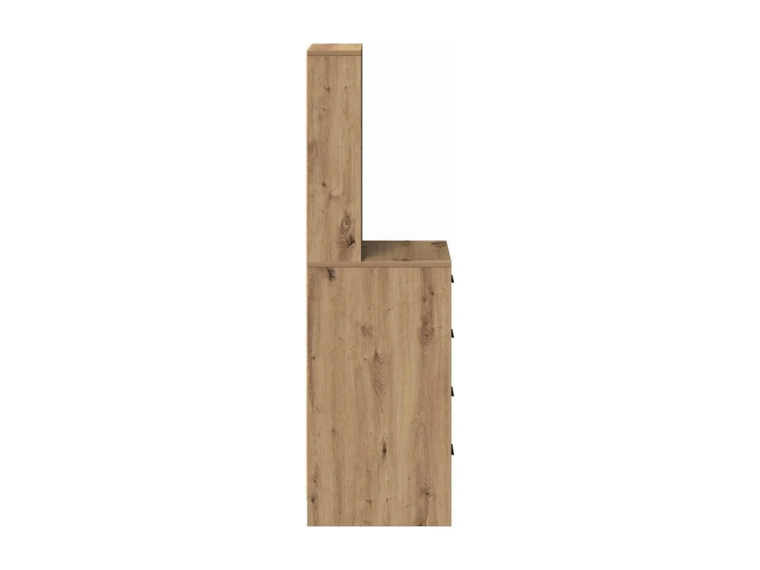 Mobile alto in rovere Craftsman 40 x 41 x 135 cm in legno ingegnerizzato