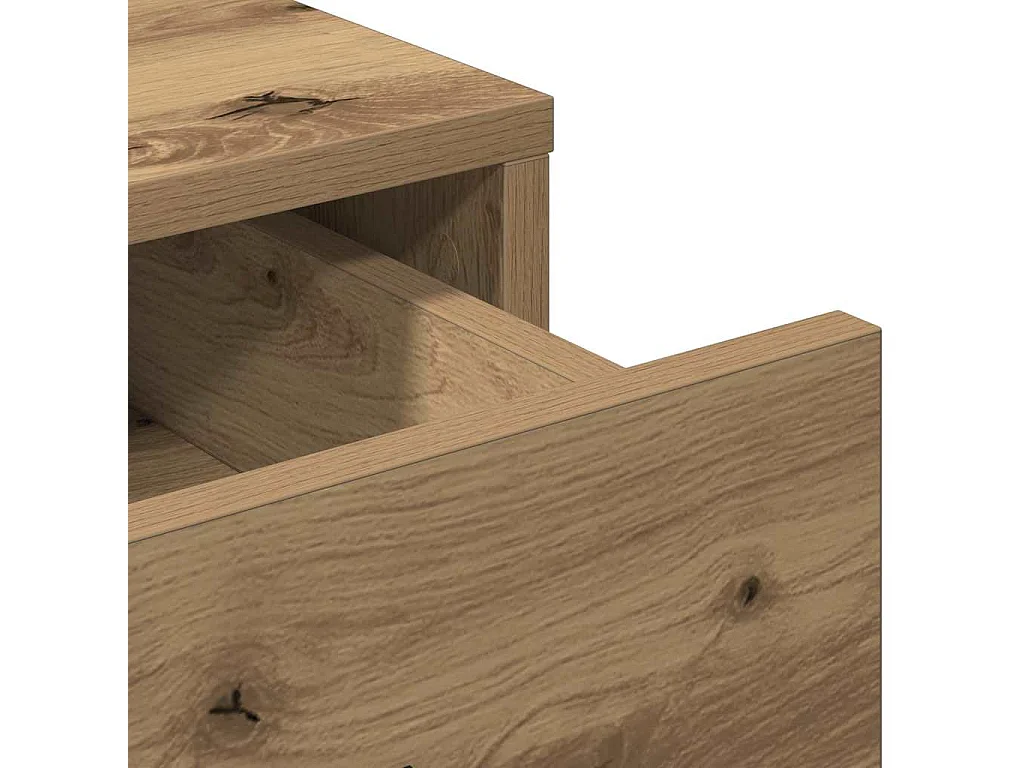 Mobile alto in rovere Craftsman 40 x 41 x 135 cm in legno ingegnerizzato
