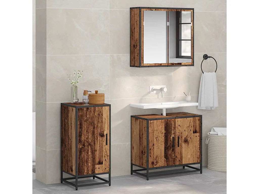 Buffet Bois ancien 35 x 35,5 x 76 cm Bois d'ingénierie