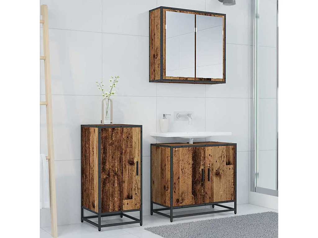 Buffet Bois ancien 35 x 35,5 x 76 cm Bois d'ingénierie