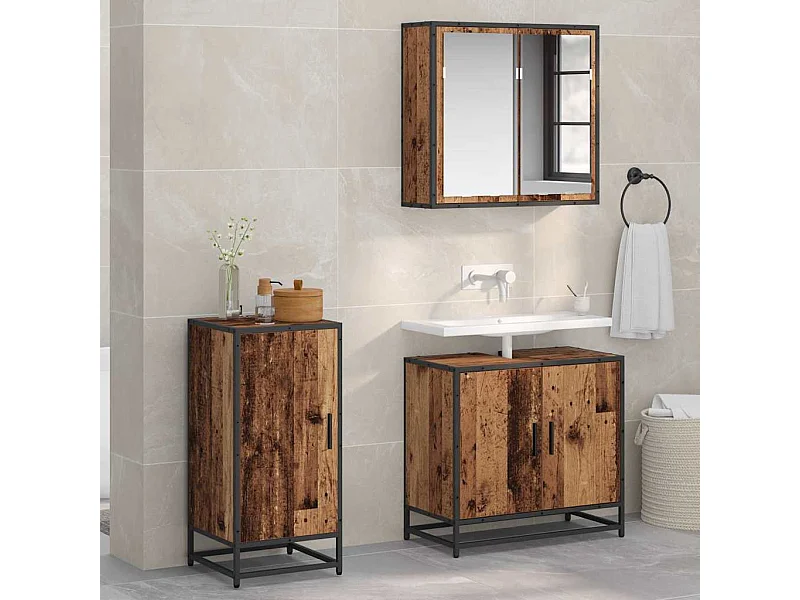 Buffet Bois ancien 35 x 35,5 x 76 cm Bois d'ingénierie