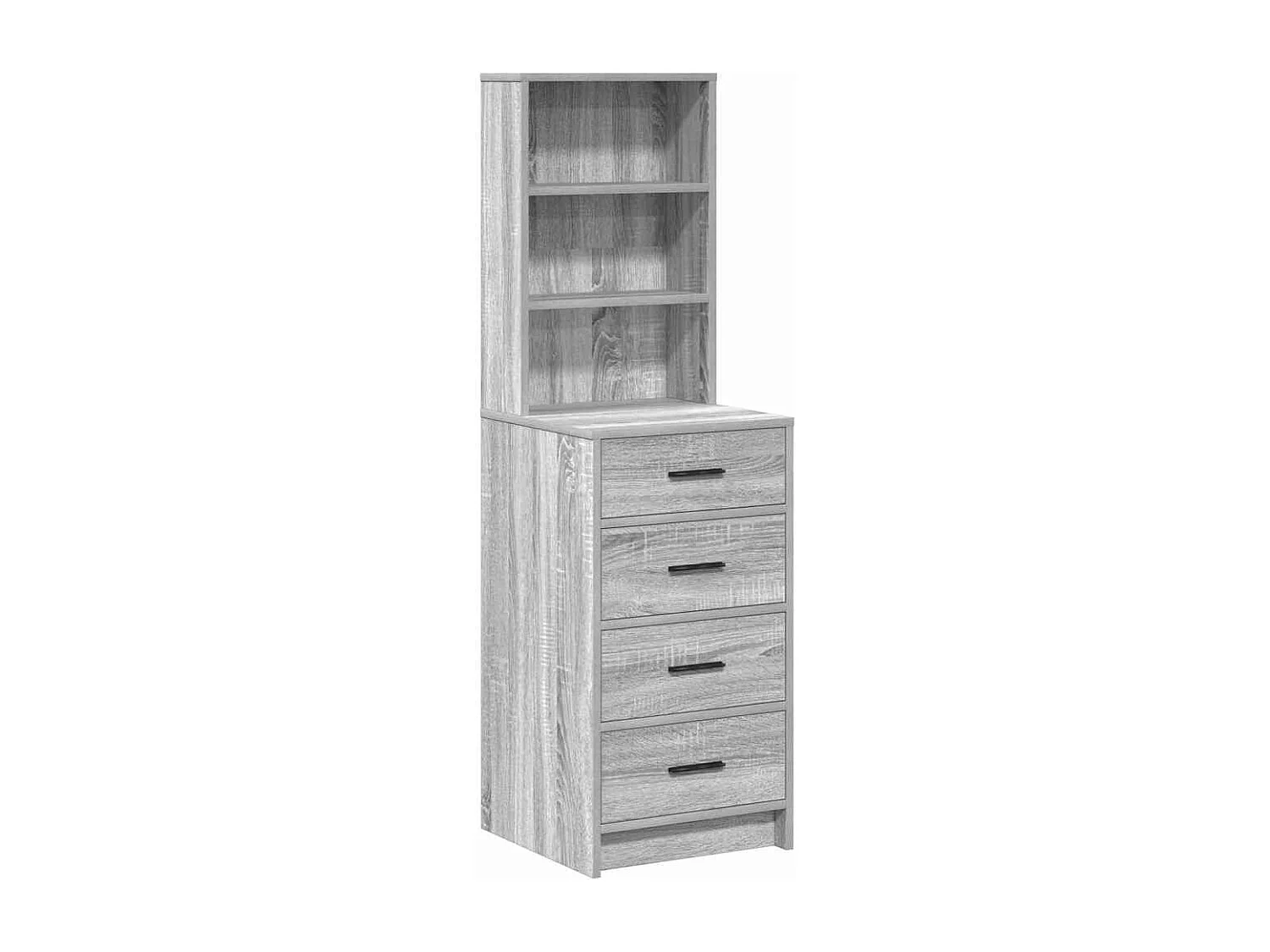 Schrankplatte Sonoma Grau 40 x 41 x 135 cm Holzwerkstoff