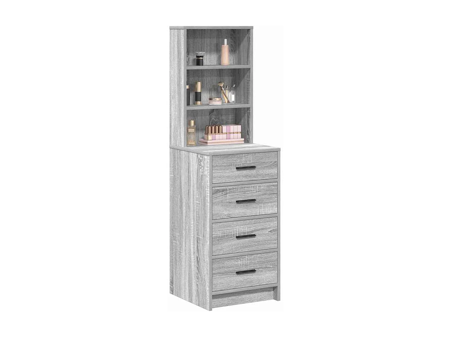 Schrankplatte Sonoma Grau 40 x 41 x 135 cm Holzwerkstoff