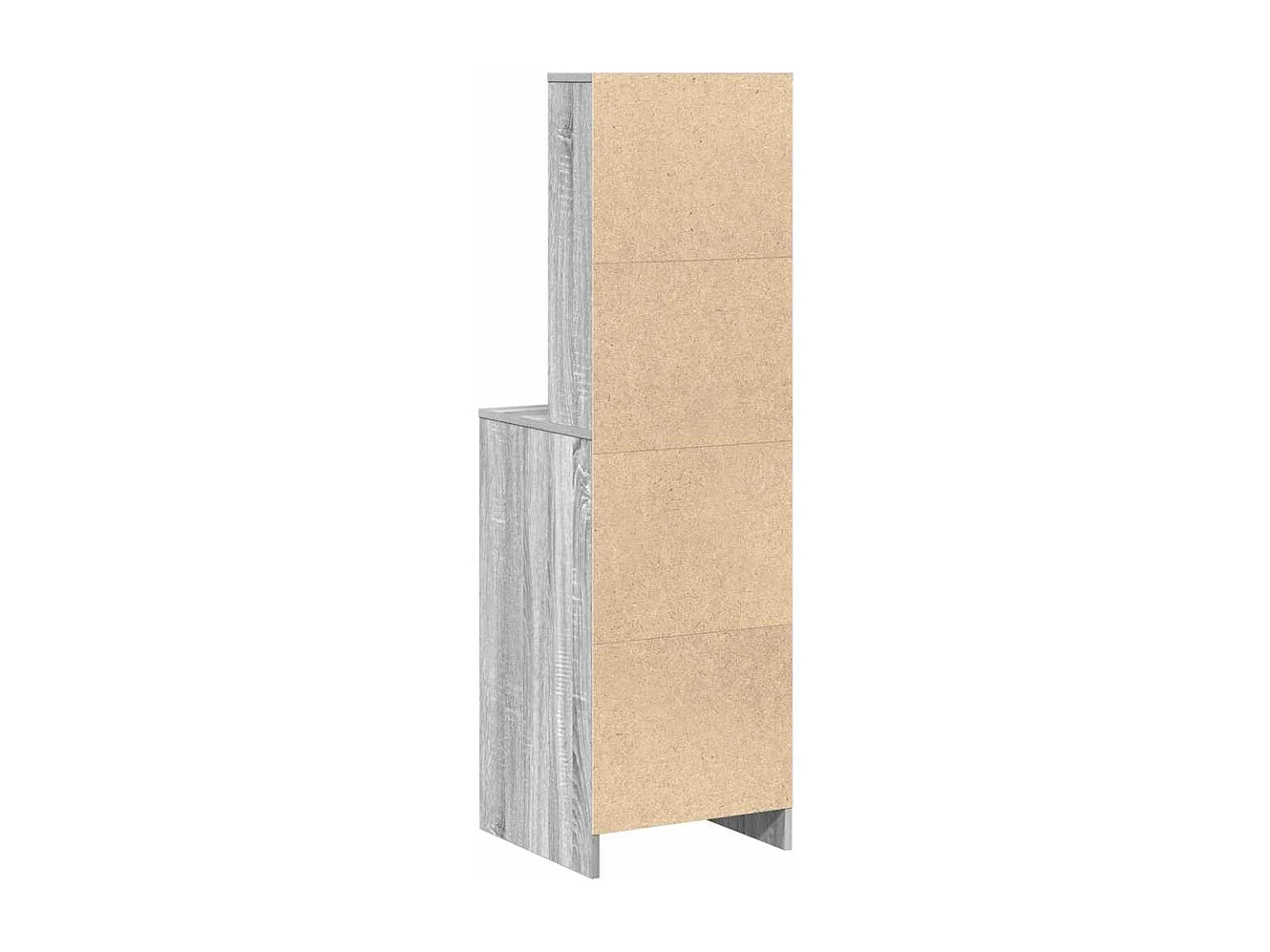 Schrankplatte Sonoma Grau 40 x 41 x 135 cm Holzwerkstoff