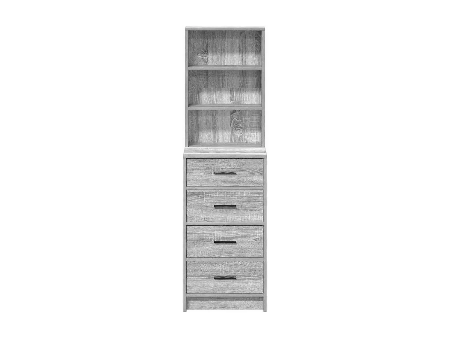 Piano del mobile Sonoma Grey 40 x 41 x 135 cm in legno ingegnerizzato
