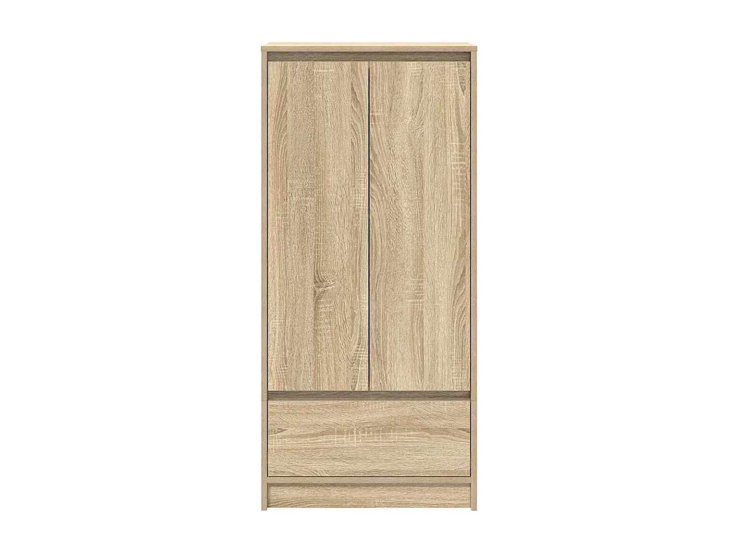Schubladenschrank aus Sonoma-Eiche, 55,5 x 34 x 119,5 cm, Holzwerkstoff