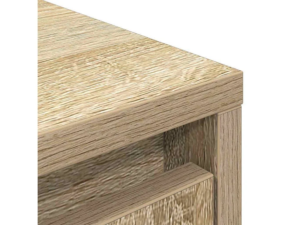 Schubladenschrank aus Sonoma-Eiche, 55,5 x 34 x 119,5 cm, Holzwerkstoff