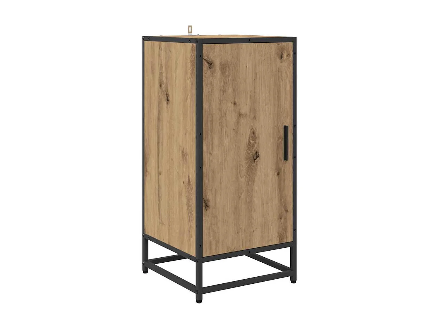 Credenza in rovere realizzata a mano 35 x 35,5 x 76 cm Legno ingegnerizzato