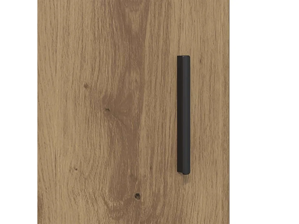 Credenza in rovere realizzata a mano 35 x 35,5 x 76 cm Legno ingegnerizzato