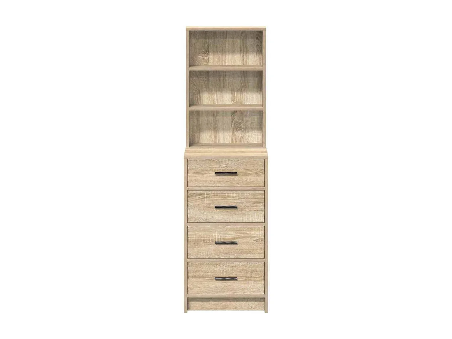 Mobile alto in rovere Sonoma 40 x 41 x 135 cm in legno ingegnerizzato