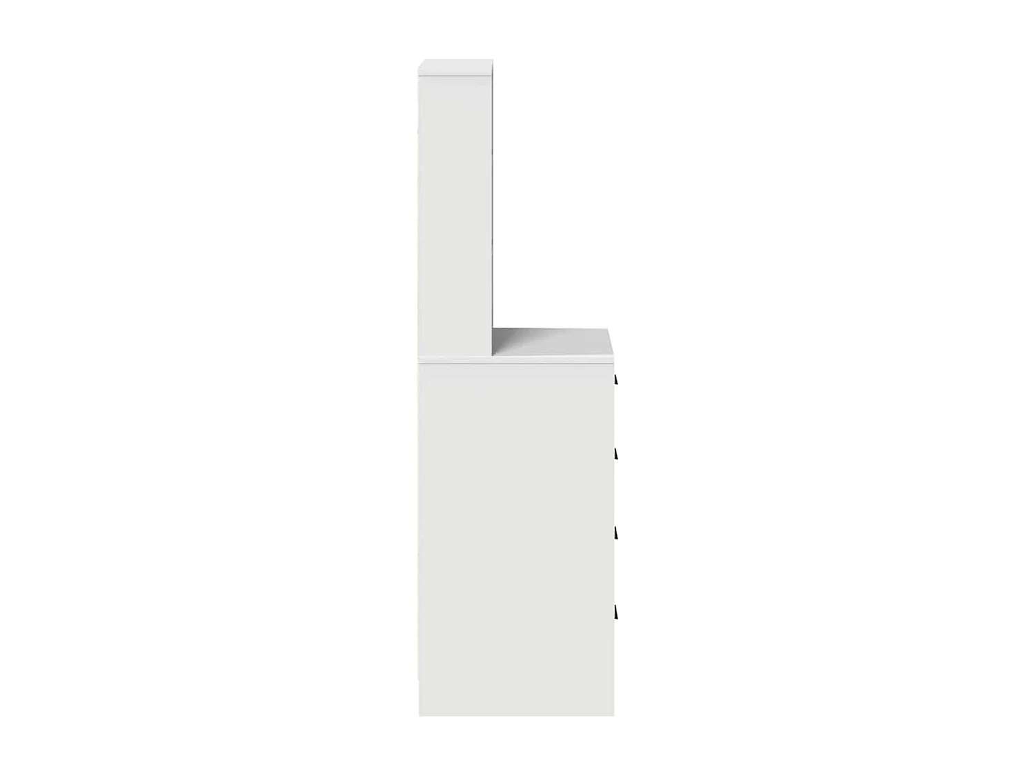 Piano del mobile bianco 40 x 41 x 135 cm in legno ingegnerizzato