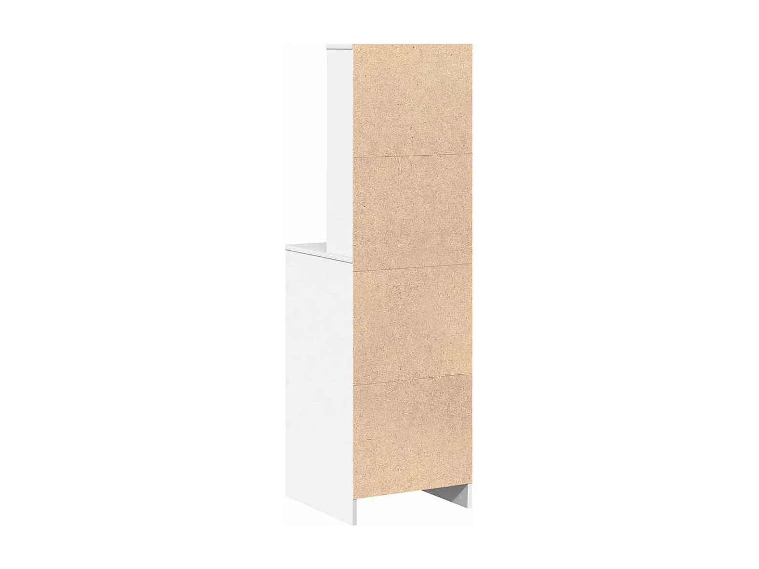Piano del mobile bianco 40 x 41 x 135 cm in legno ingegnerizzato