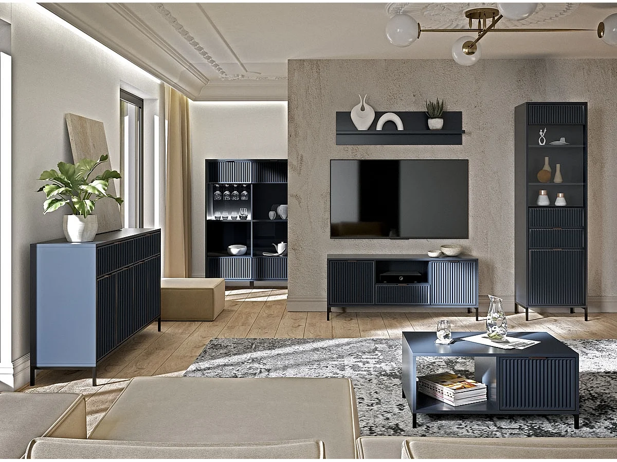 Mesa de cabeceira Eleganzo LS-7 Índigo