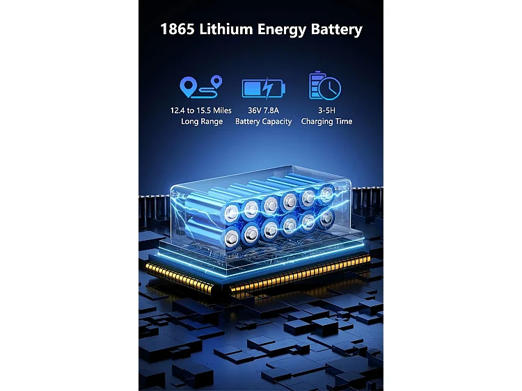 Trottinette Électrique Pliable T1 350W, Batterie 36V 10.4Ah, Vitesse 25–30 km/h, Autonomie 25–30 km, Roues 8.5", Charge 120 kg, Frein Disque, IPX5