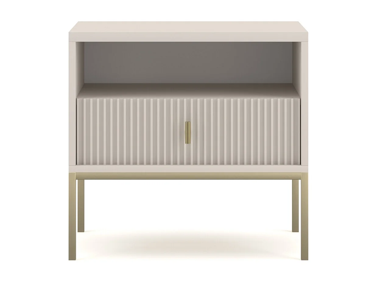 Nachtkastje Maggiore kasjmier / goud / goud