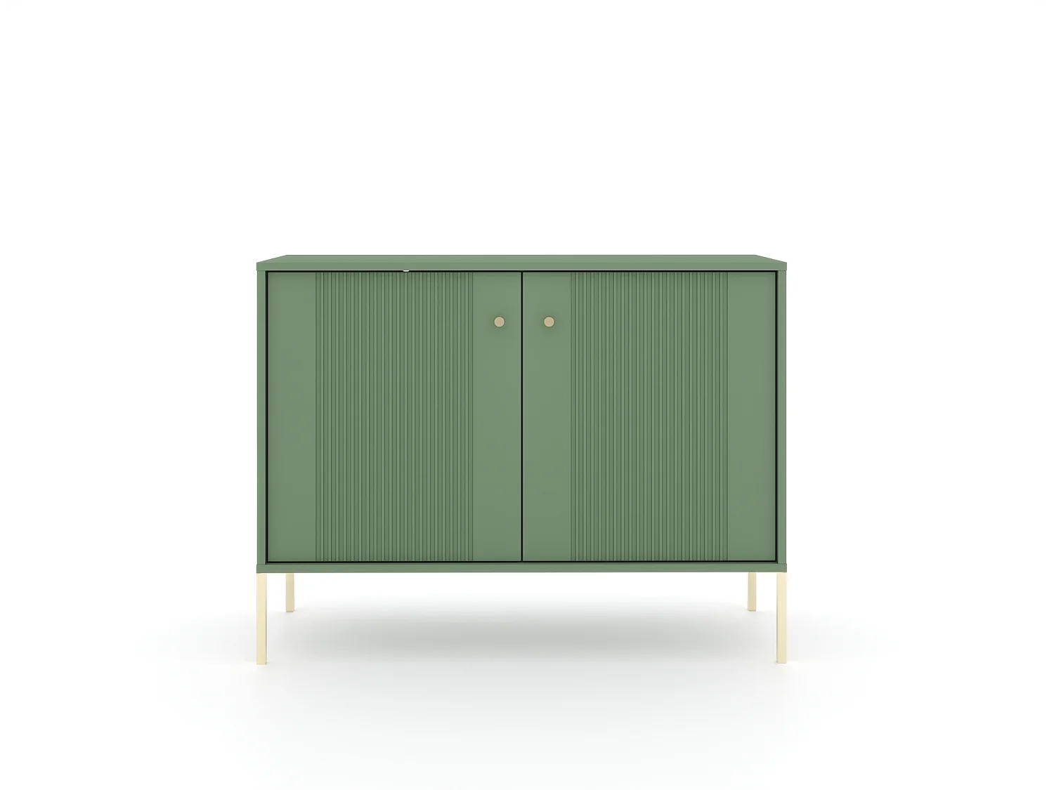 Commode Iseo 2D rookgroen / goud / goud