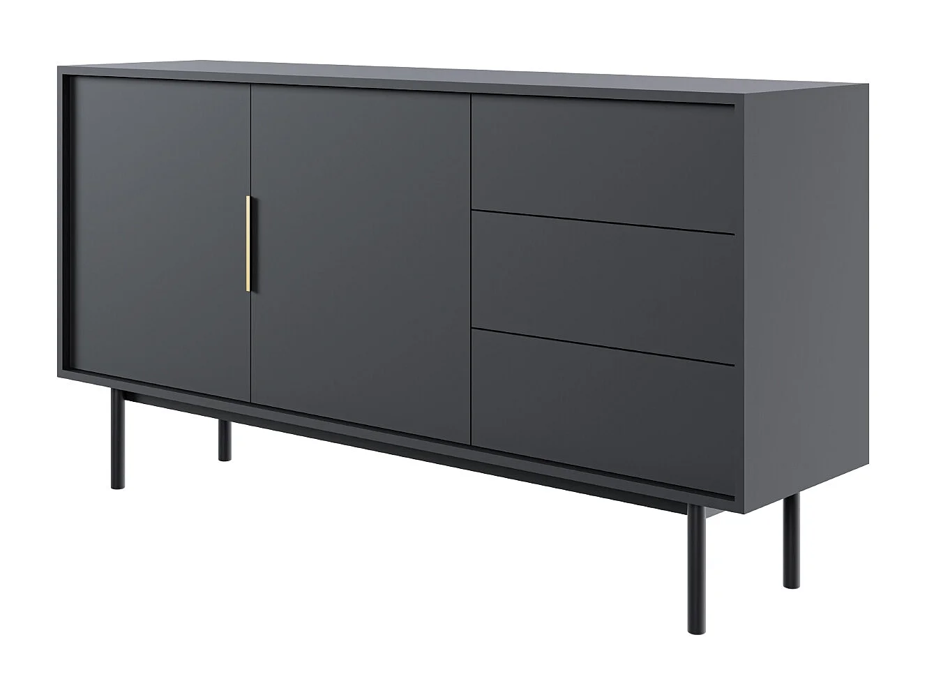 Commode Viva 2D3S Noire