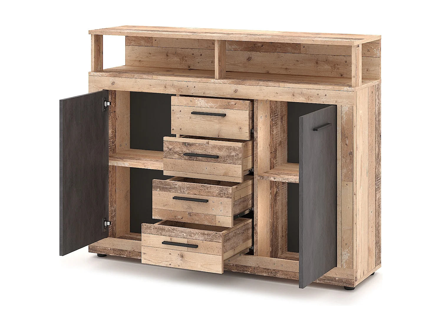 Dressoir Luna Midi B 2D4L old style light / matera