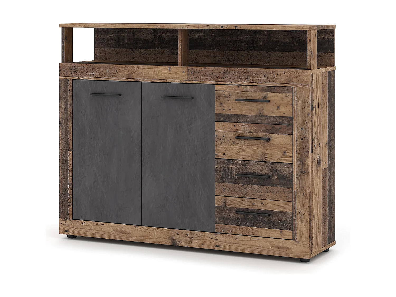 Dressoir Luna Midi A 2D4L old style dark / matera