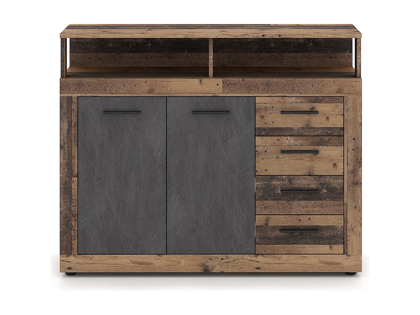Dressoir Luna Midi A 2D4L old style dark / matera
