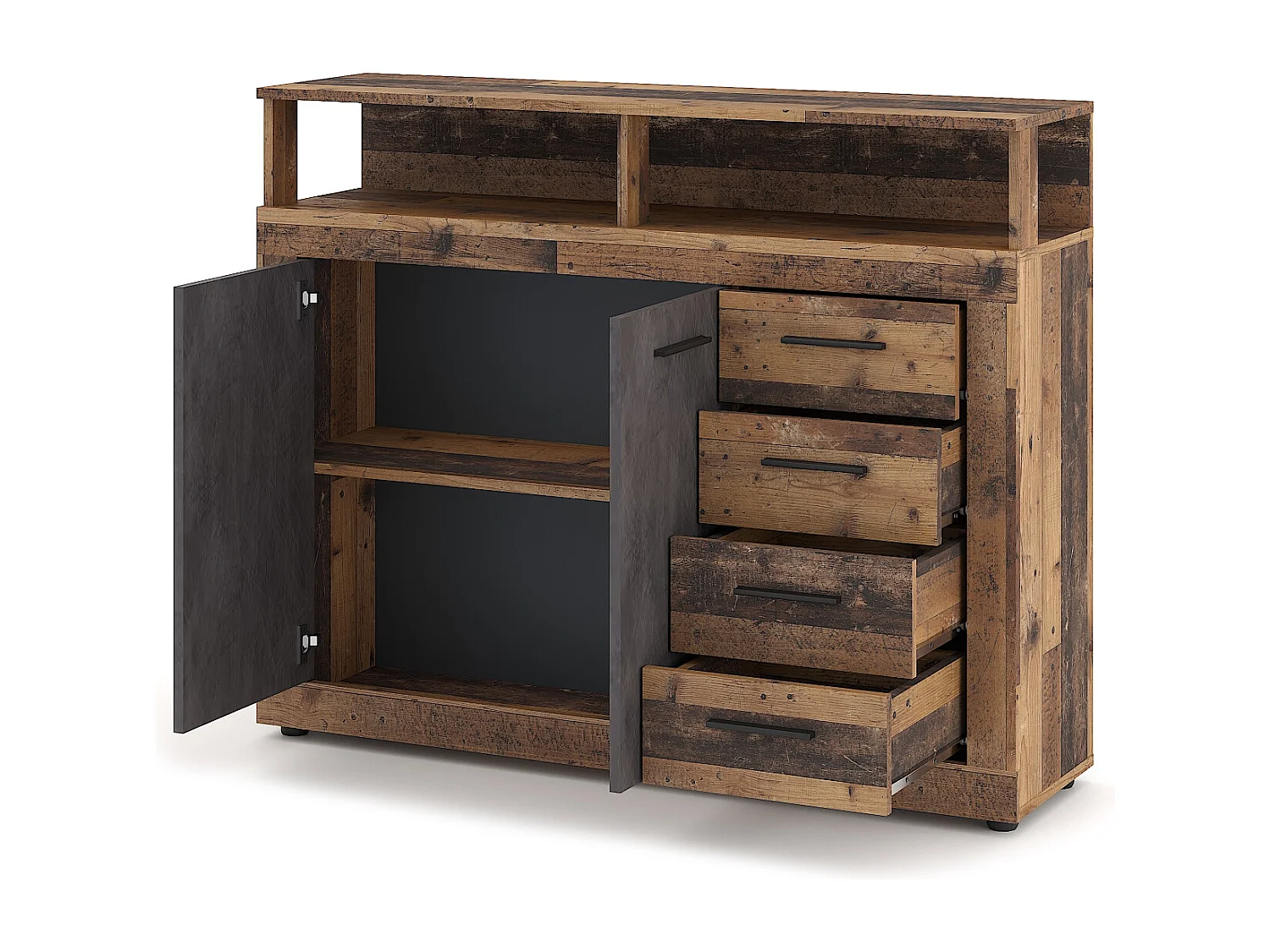 Dressoir Luna Midi A 2D4L old style dark / matera