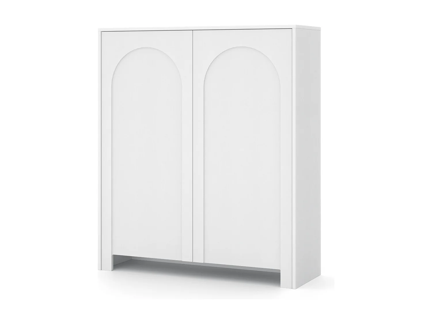 Commode haute Arco 2P blanche